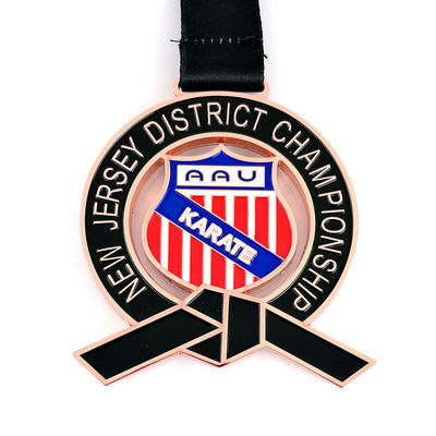 kupować Medal Taekwondo na zamówienie Medal z kolorowym wypełnieniem miękkim emalem z drukiem produkcja online