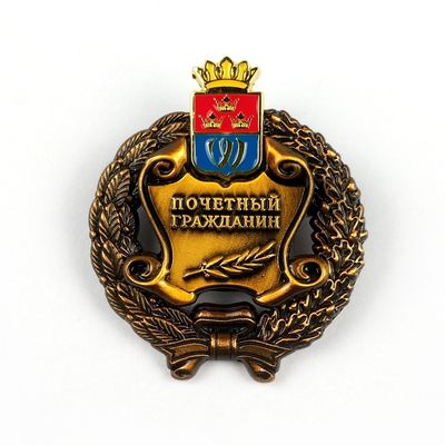 kupować Autique Metal Custom Brass Badges With Safety Pin Spin Casting / Proces drukowania produkcja online