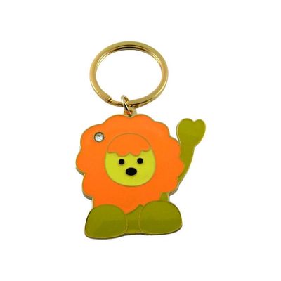 kupować Zwierzęce zamontowane metalowe łańcuchy do kluczy Sprzedawca Promocyjny Cute Cartoon Key Ring produkcja online