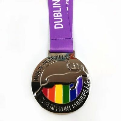 kupować Okrągły, metalowy, błyszczący, srebrny medal, niezbędny do tworzenia produkcja online