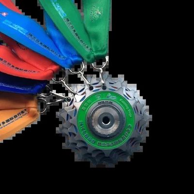 kupować Kombinacja 5 biegów Rowerzystwo Logo medalu wyścigowego drukowane / odlewane produkcja online