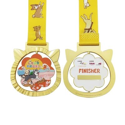 kupować Zakończenie Zwierzęce Sporty Charytatywne Medalony biegające Medal obrotowy produkcja online