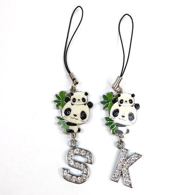 kupować Panda Element Custom Couple Keychains Couple Key Ring Metal Cartoon produkcja online