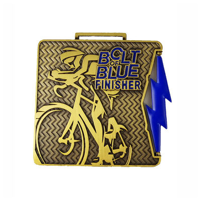 kupować Zbiórka Finisher Custom Cycling Medals And Cycle Team Challenge Awards Medale rowerowe produkcja online