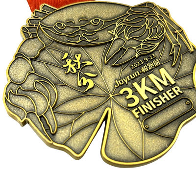 kupować 3KM Finisher Soft Enamel Medal Souvenir Award / Medale nagrody Halloween produkcja online