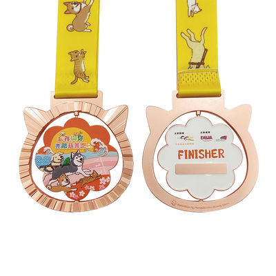kupować Zakończenie Pies Sport Charity Running Obrotowy Medal produkcja online