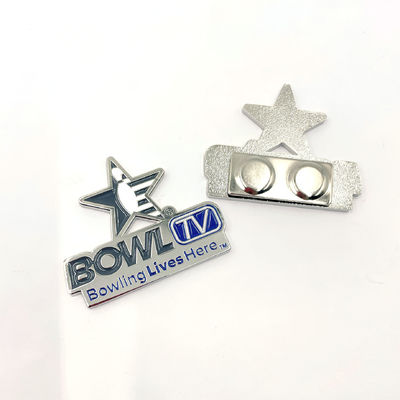 kupować 10 gramów miękkie emaliowe odznaki telewizyjne Bowling Świętuj swoją pasję do bowlingu produkcja online