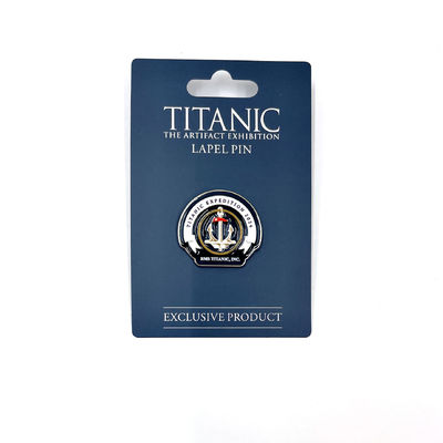 kupować Lapel Pin for Titanic Enthusiasts Customizable Soft Enamel Badge for Movie Themes Free Design Service Availabl produkcja online