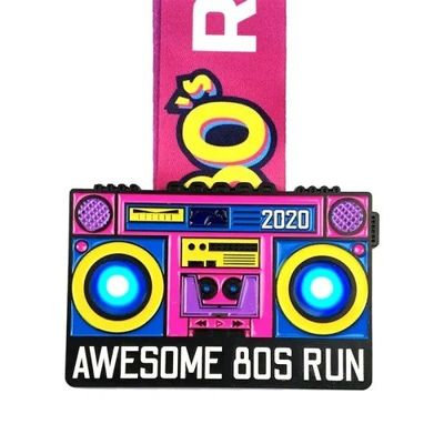 Niestandardowe lampy LED na zamówienie Nagrody Medale dla Marathon Run Finisher