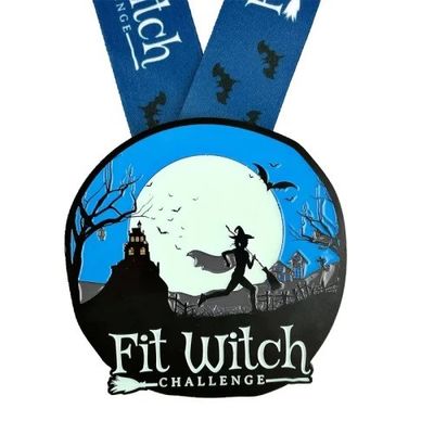 Świecący Świetny Wyzwanie Czarownic Medal Halloween / Medale na zamówienie